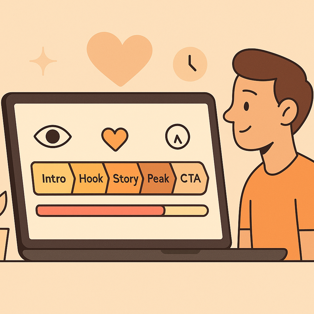 چطور ساختار ویدیو بلند رو بچینیم تا مخاطب تا آخر بمونه؟